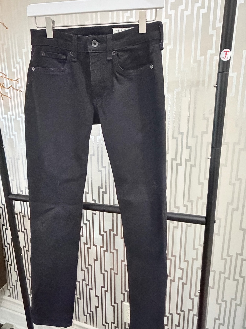 Women’s Drey low rise boyfriend Black Jeans
